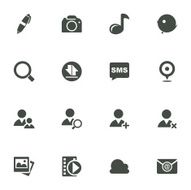 Communication and Media Icons N80