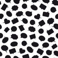 speech bubbles - seamless pattern