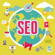 SEO (Search Engine Optimization) Illustration Concept N2