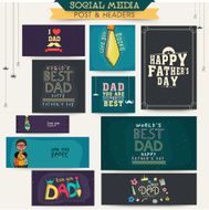 Social media post and header for Happy Father&#039;s Day N2