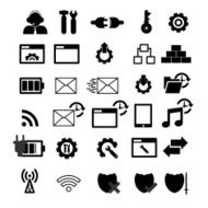 Set of network icons N11