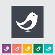 Bird flat icon N2