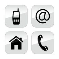 Contact Buttons Set N2