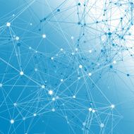 Blue communication background