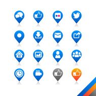 Social media icons vector - Simplicity Series N3