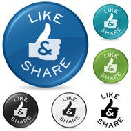 Like And Share Icon N2