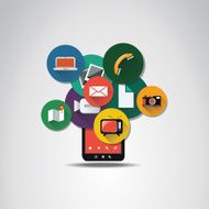 Flat UI Icon Concept for Mobile Devices N2