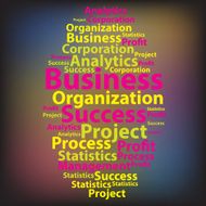 Text cloud Business wordcloud Tag concept Vector illustration N2