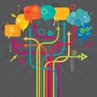 Social Media Tree Vibrant Design N2