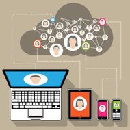 Social network with Digital devices