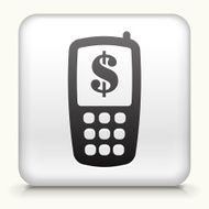 Square Button with Money Cellphone N2