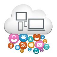 Cloud computing illustrattion N8