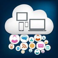 Cloud computing illustrattion N9