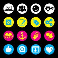 CMYK Icons (Web Internet) N2