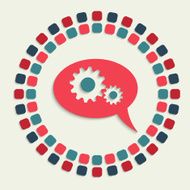 creative vector mosaic icon N17