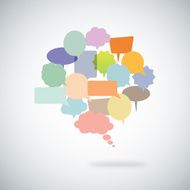 Colorful Speech Bubbles N22