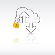 Security and Cloud Technology Concept N2