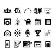 SEO icon set N32