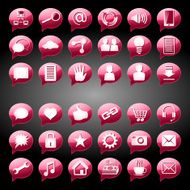 Social Media Icon Button N2