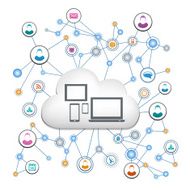 Cloud computing illustrattion N10