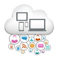 Cloud computing illustrattion N11