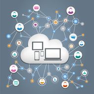 Cloud computing illustrattion N12