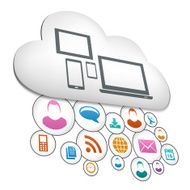 Cloud computing illustrattion N13