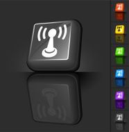 Internet antenna 3D button design