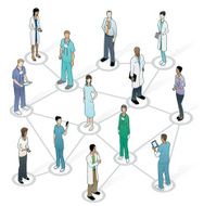 Medical Network Illustration