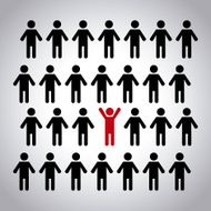 People silhouette N12