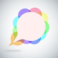 Multi Colored Speech Bubbles
