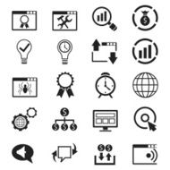 SEO icon set N34