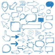 Big Oldschool Elements Bubbles Arrows Markers
