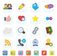 Social Media Icons N162