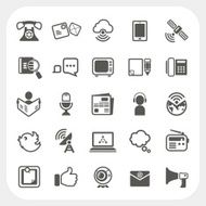 Communication icons set N21