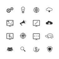 Search engine optimization icons