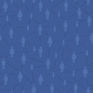Social network seamless pattern