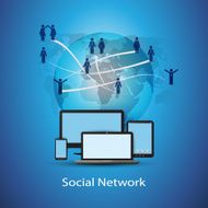 Social network concept N38