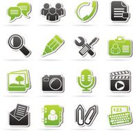 Chat Application and communication Icons N4