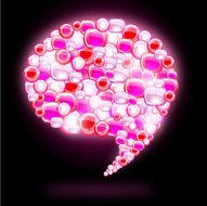 Pink Bubble Illustration