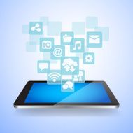Social Media and Cloud Computing concept N2