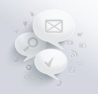 Three Dimensional Speech Bubble N2