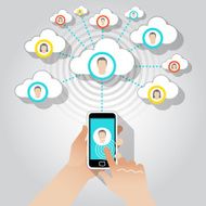 Social Networking via Smart Phone
