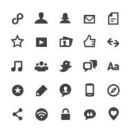Social Media Icons - Smart Series N2