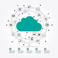 Cloud computing technology connectivity concept N3