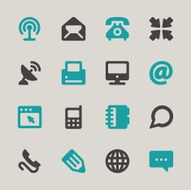 Communication Icons Set 1 - Color Series