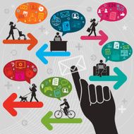 Dynamics of Online Communication