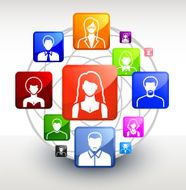 Social network internet communication Background