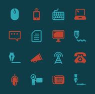 Communication Icons Set 2 - Color Series