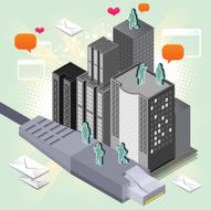 Isometric city on ethernet